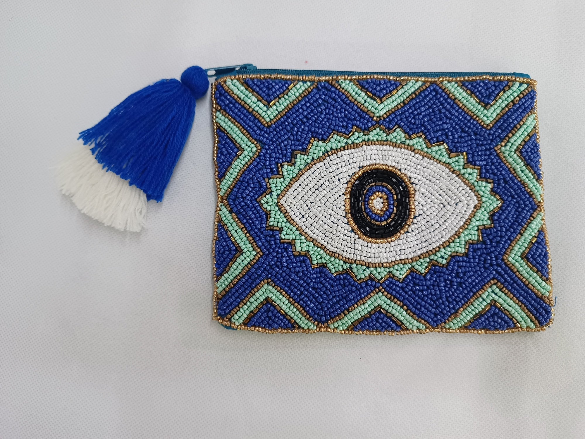 Beaded pouch bag sale