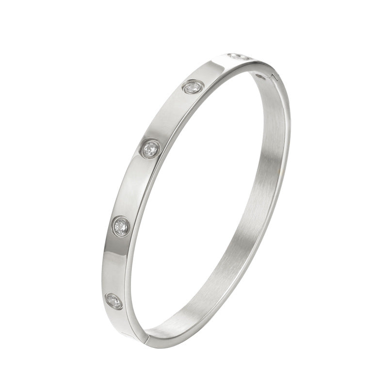 Stainless Steel 6mm Courtney Bangle